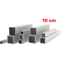 Aluminium Vierkantprofil 40x40x2mm