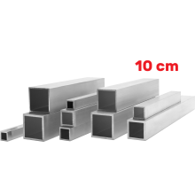 Aluminium Vierkantprofil 40x40x2mm