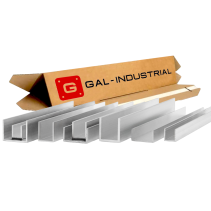 Aluminium U-Profil 20x20x20x2mm