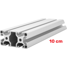 Alu Konstruktionsprofil 40x80 [8] R 10cm