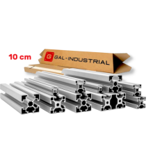 Alu Konstruktionsprofil 40x80 [8] R 10cm
