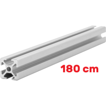 Aluminiumprofil 20x20 [5] R 180cm