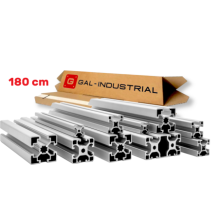 Aluminiumprofil 20x20 [5] R 180cm