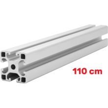 Aluminium Konstruktionsprofil 40x40 [8] R 110cm