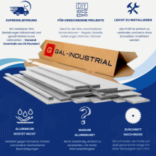 Alu Flachprofil 50x5mm