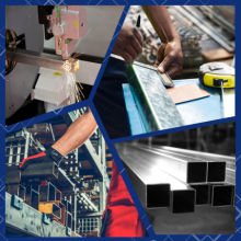 Alu Vierkantrohr 30x30x2mm