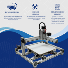 Alu Konstruktionsprofil 40x80 [8] R 210cm