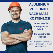 Photovoltaik Alu Profil 40x40 Typ T 280cm