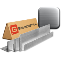 Alu Winkelprofil 100x20x2mm GEBÜRSTET