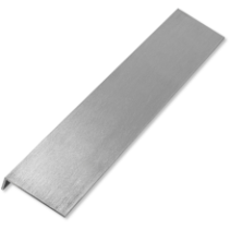 Alu Winkelprofil 100x20x2mm GEBÜRSTET