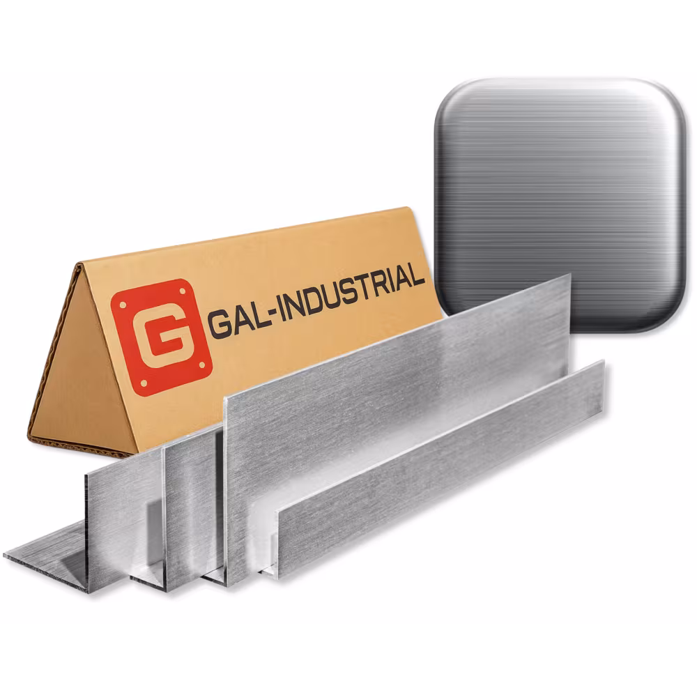 Alu Winkelprofi 40x10x2mm GEBÜRSTET