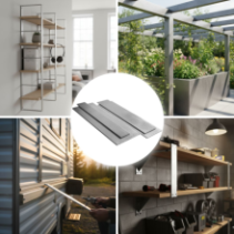 Aluminium Flachprofil 100x4mm SATINIERT