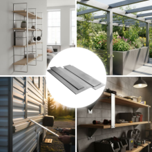 Aluminium Flachprofil 60x2mm SATINIERT