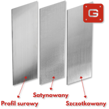 Aluminium Flachprofil 20x3mm GEBÜRSTET