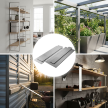 Aluminium Flachprofil 20x5mm GEBÜRSTET