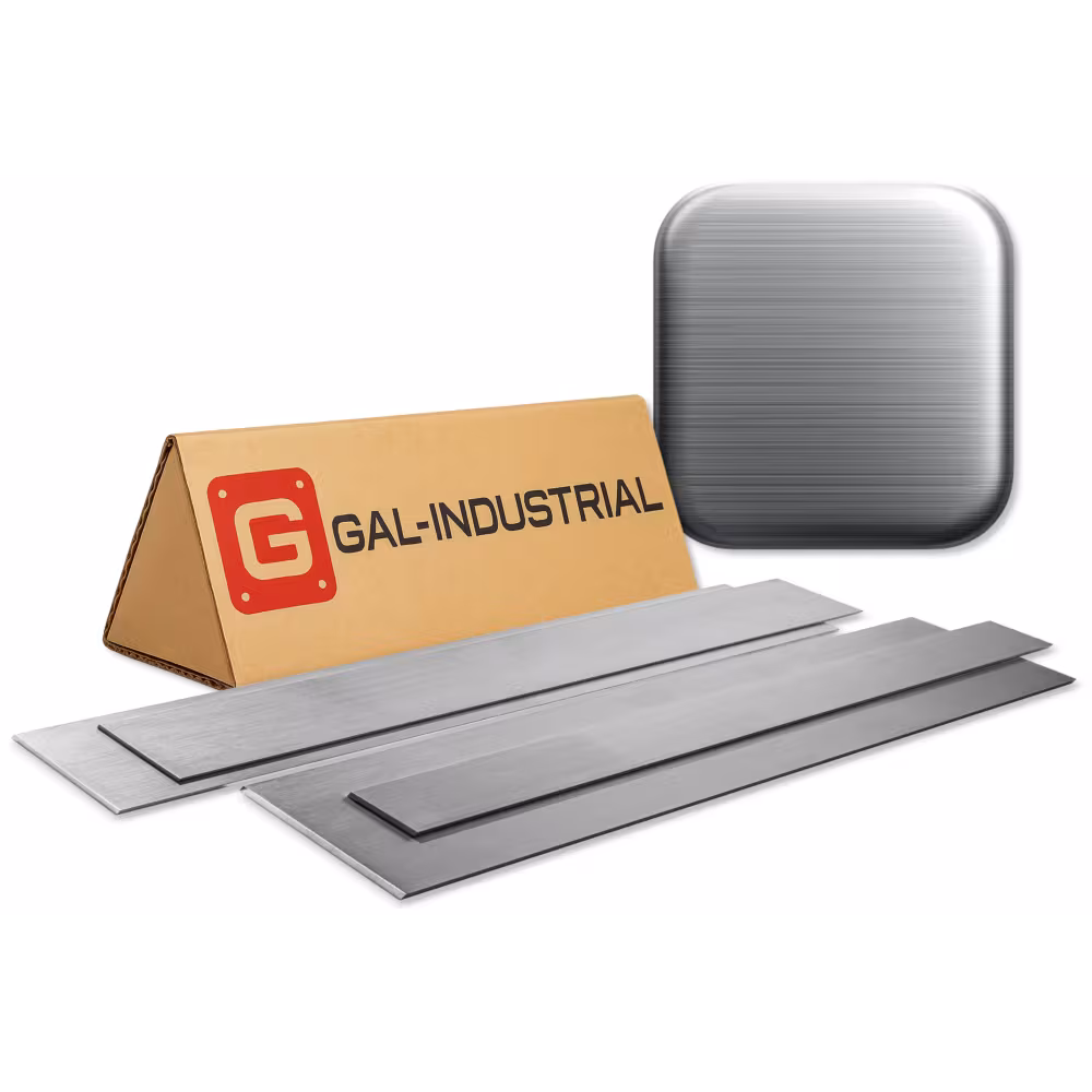 Aluminium Flachprofil 50x2mm GEBÜRSTET