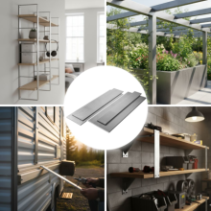 Aluminium Flachprofil 50x2mm GEBÜRSTET