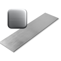 Aluminium Flachprofil 50x2mm GEBÜRSTET
