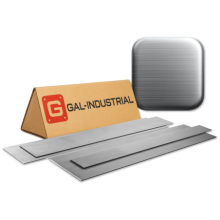 Aluminium Flachprofil 90x5mm GEBÜRSTET