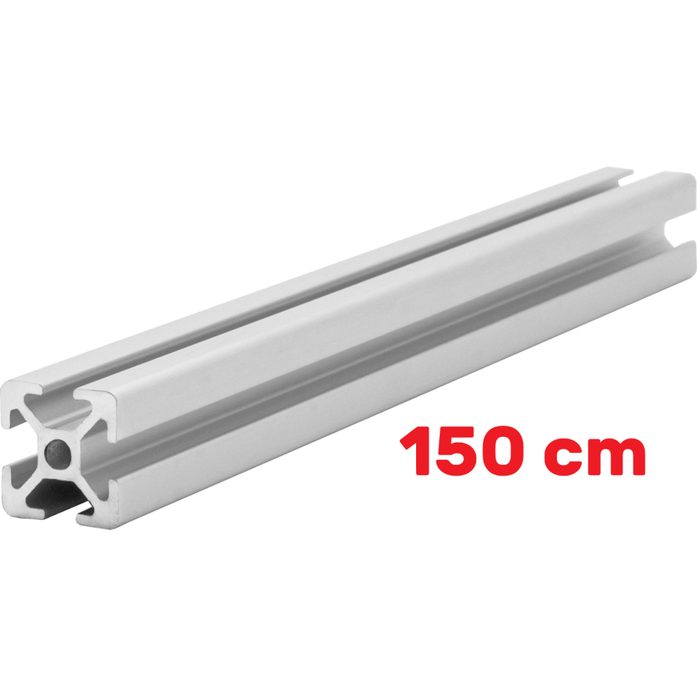 Aluminiumprofil 20x20 [5] R 150cm