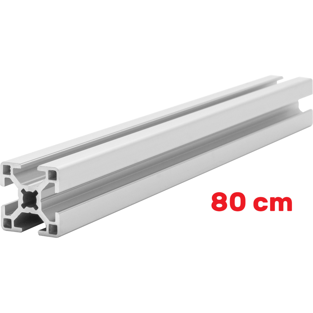 Aluminiumprofil 30x30 [8] R 80cm