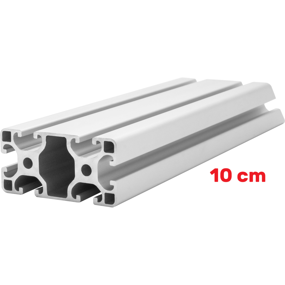 Alu Konstruktionsprofil 40x80 [8] R 10cm