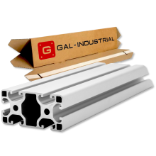 Alu Konstruktionsprofil 40x80 [8] R 10cm