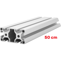 Alu Konstruktionsprofil 40x80 [8] R 50cm