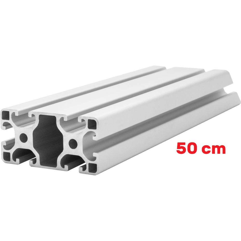 Alu Konstruktionsprofil 40x80 [8] R 50cm