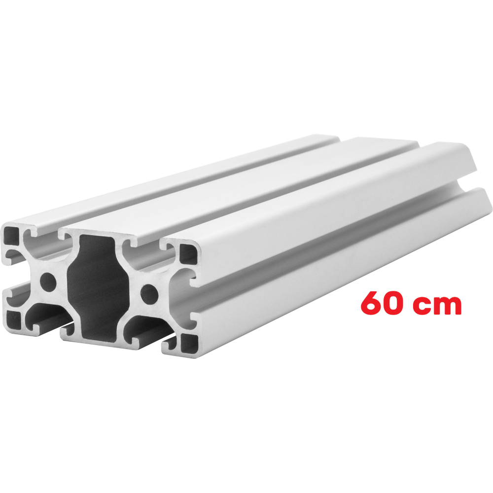 Alu Konstruktionsprofil 40x80 [8] R 60cm