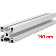 Aluminium Konstruktionsprofil 40x40 [8] R 110cm