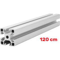 Aluminium Konstruktionsprofil 40x40 [8] R 120cm